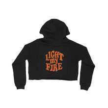 Load image into Gallery viewer, Women&#39;s Light My Fire Crop Sweatshirt
