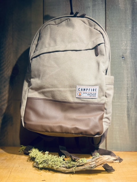 Campfire Canvas Backpack