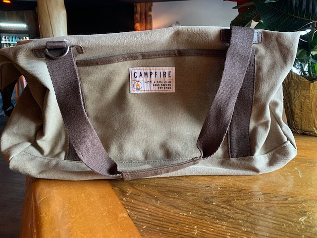 Campfire Canvas Duffle Bag